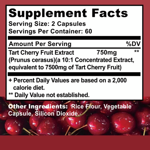 Tart Cherry - Joint Support and Muscle Recovery