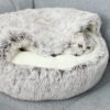 Semi-Enclosed Winter Warm Pet Bed