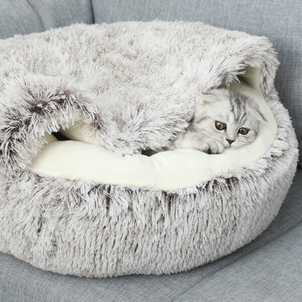 Semi-Enclosed Winter Warm Pet Bed